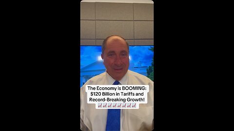 The Economy is BOOMING: $120 Billion in Tariffs and Record-Breaking Growth!🔥🔥🔥