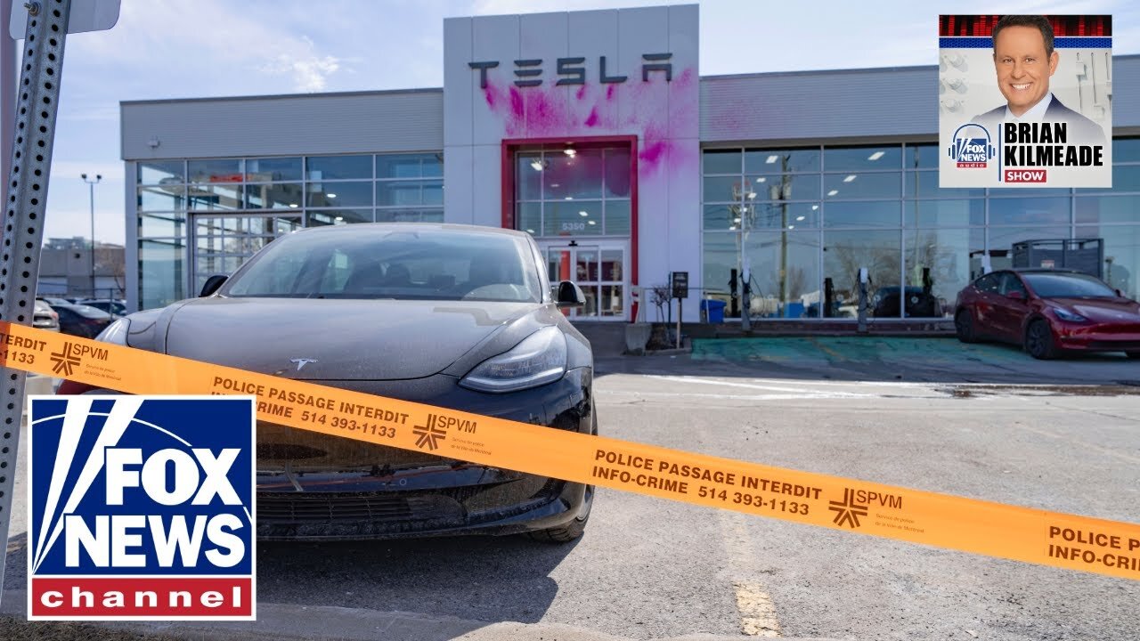 The alarming rise in violent Tesla vandalism | Brian Kilmeade Show