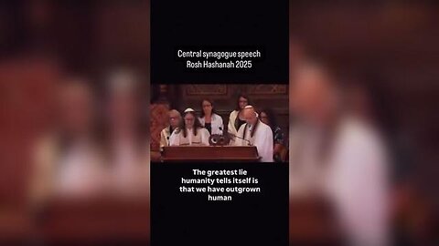 Central synagogue speech Rosh Hashanah 2025