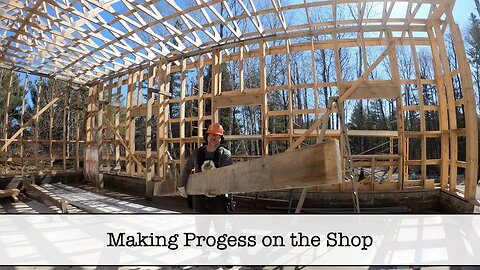 Building the Shop - Part 55 - Blocking/Strapping/Progress