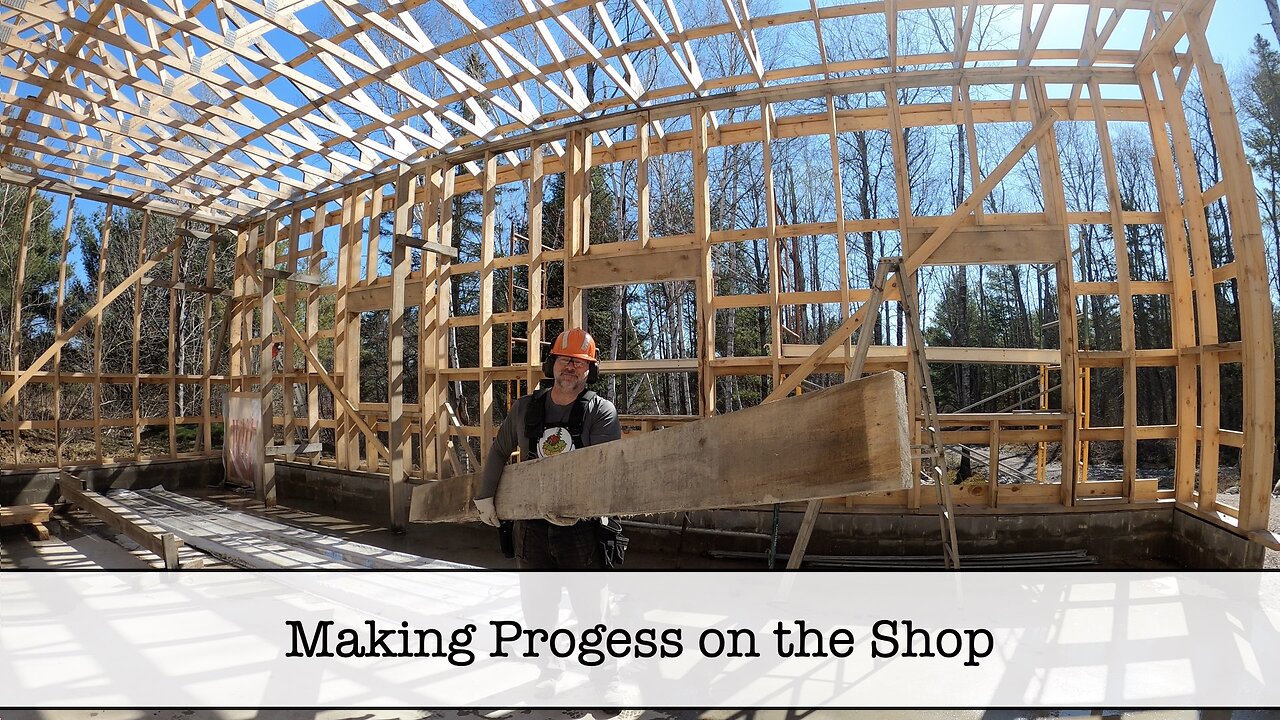 Building the Shop - Part 55 - Blocking/Strapping/Progress