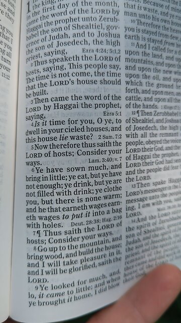 Neglecting the House of the Lord