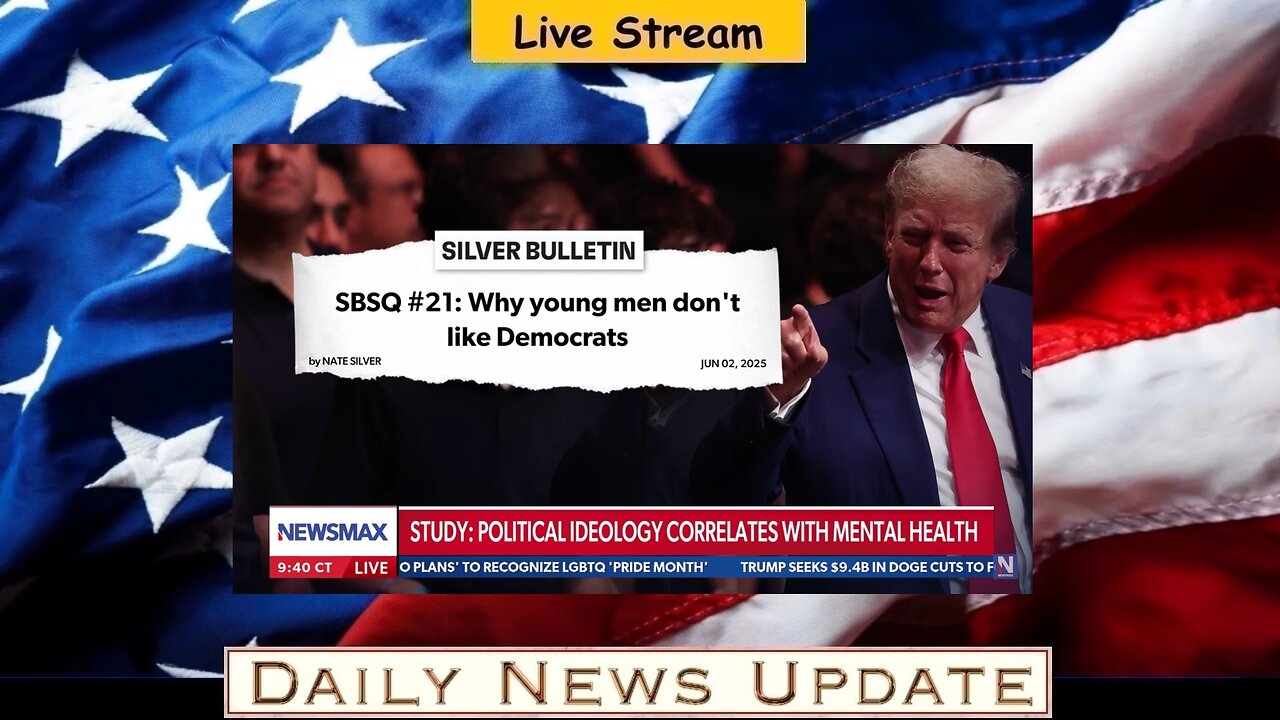 x368b: Newsmax - Study links mental health to party affiliation | The Right Squad