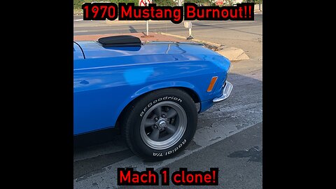 Closed course fastback Mustang video!