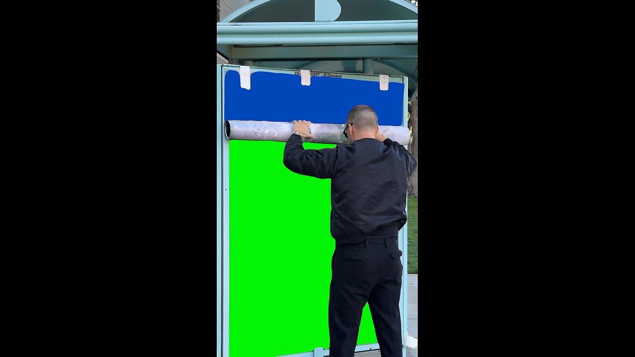 Sebastian Stan Poster Reveal | Green Screen