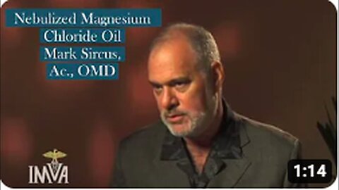 "Mark Sircus Ac., OMD: Nebulized Magnesium Chloride Oil"
