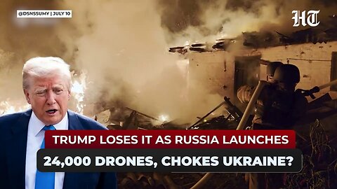 Ukraine’s Last Breath? Russia's 24000-Drone Storm Chokes Kyiv, Sends Chilling Message to Trump