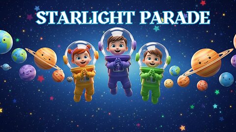 Starlight Parade | Fun Kids Song about Planets and Space
