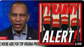 TYRANNY ALERT: Dem House Leader Hakeem Jeffries Pledges To Weaponize The DOJ & Arrest Anyone That Has Supported Trump When The Democrats Come Into Power