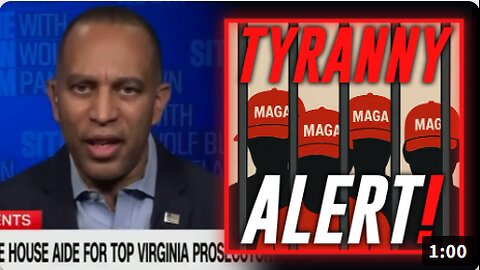 TYRANNY ALERT: Dem House Leader Hakeem Jeffries Pledges To Weaponize The DOJ & Arrest Anyone That Has Supported Trump When The Democrats Come Into Power