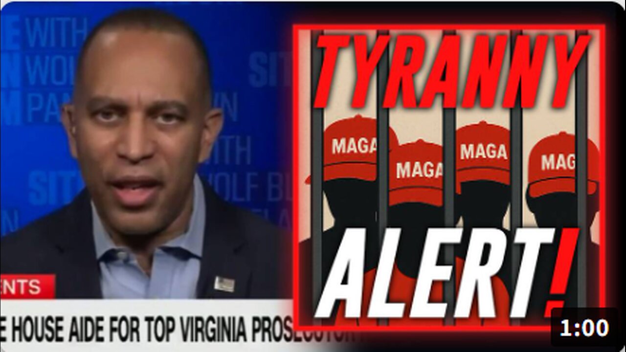 TYRANNY ALERT: Dem House Leader Hakeem Jeffries Pledges To Weaponize The DOJ & Arrest Anyone That Has Supported Trump When The Democrats Come Into Power