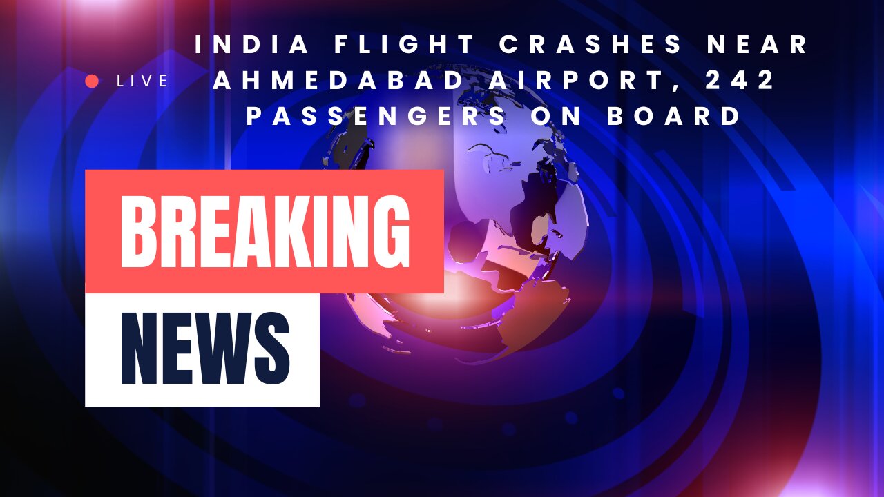 Ahmedabad Plane Crash: Air India Flight Crashes Near Ahmedabad Airport, 242 Passengers On Board
