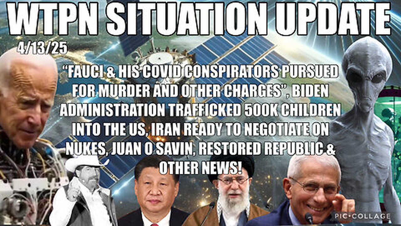 Fauci pursued for murder, Iran ready to negotiate, Juan o Savin, Dulce Greys & more.