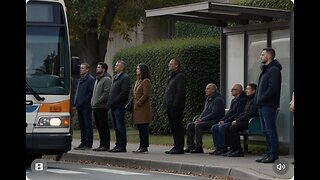 That Is People Waiting for a Citybus in a Bus Stop Grok Ai