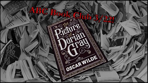 Book Club Live Stream on The Picture of Dorian Gray by Oscar Wilde