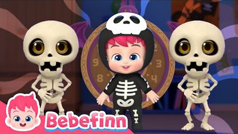 Chumbala Cachumbala Bebefinn Skeleton Dance | Halloween Songs for Kids