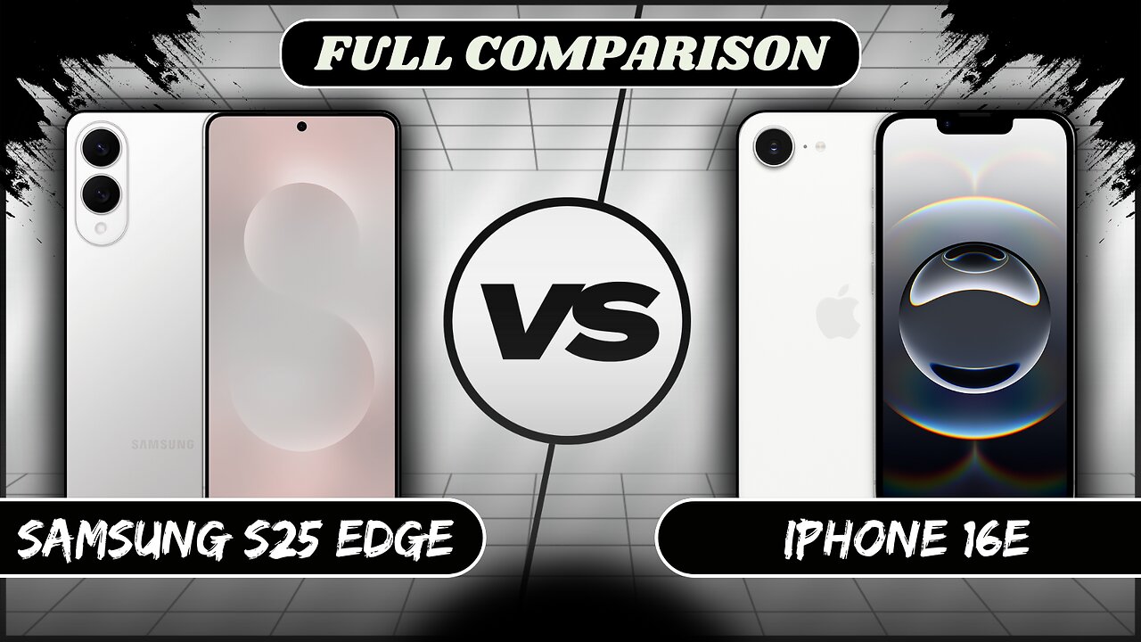 Samsung Galaxy S25 Edge Vs iPhone 16e Full Comparison | Samsung S25 Edge vs iPhone 16e