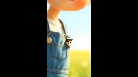 🐓 Title: "चिड़ी और किसान की दोस्ती#FarmerGirl #HindiAnimation #ViralShorts #kidsfriendlycontent