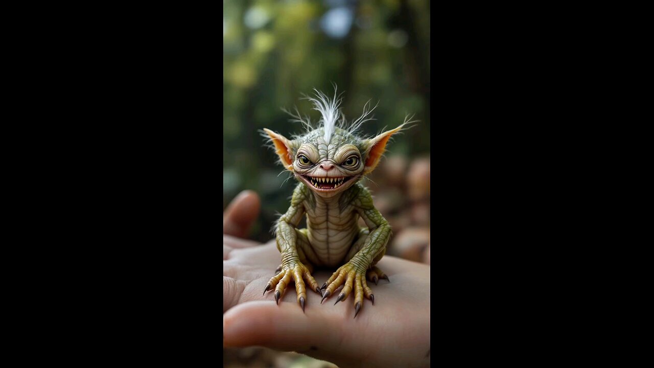 Man Finds Gremlin Creature In The Forest