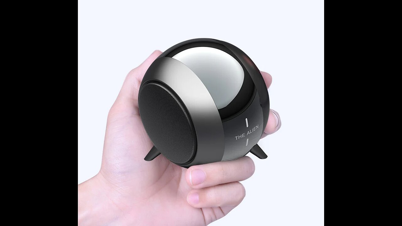 Portable Mini Wireless Bluetooth 5.0 Speaker, with Cool Metal Shell, Long Battery Life