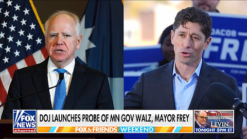 DOJ Probes Walz, Frey As Minneapolis Emails Show Alleged Coordination To Track ICE