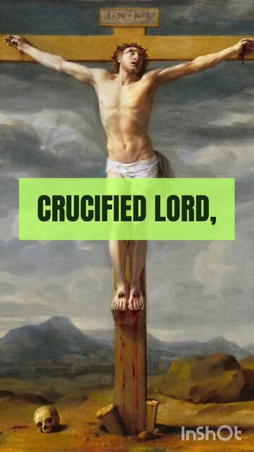 CRUCIFIED LORD I PLACE BEFORE YOU THE WOUNDS I CARRY #truth #jesus #christ #king #mary #joseph #ihs