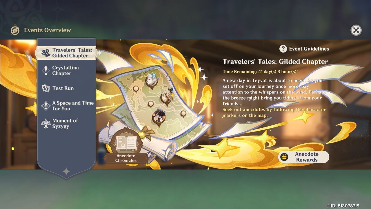Travelers' Tales: Gilded Chapter - Genshin Impact - Version 5.7 EN