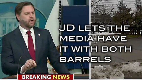 JD Lets The Media Have it With Both Barrels