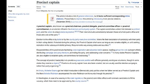 What One Person Can Do - Precinct Committeeperson