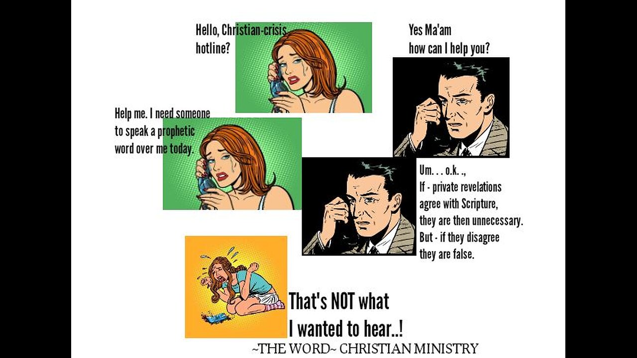 People PRETENDING to speak PROPHETICALLY.