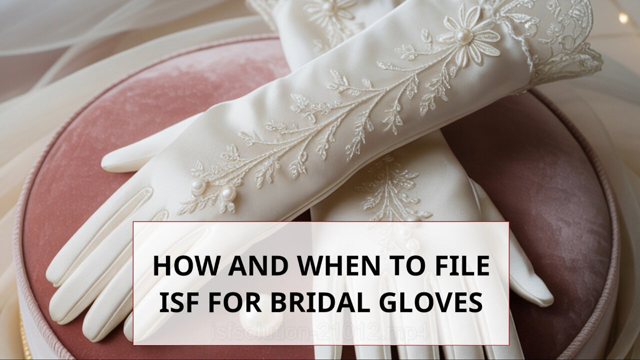 How And When To File ISF For Bridal Gloves