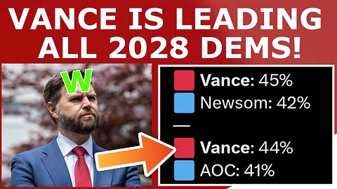 The FIRST Poll for 2028 Just Dropped...