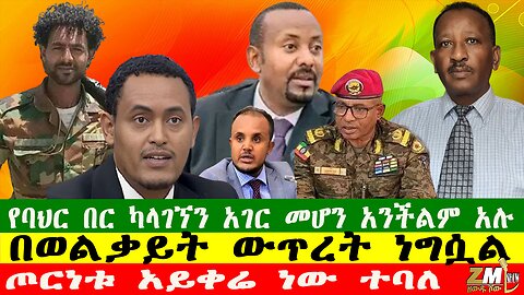 NEWS የባህር በር ካላገኘን አገር መሆን አንችልም አሉ፣ኢትዮጵያ ለውጭ አገር ችግኝ ላከች፣ሰላማዊ ሰልፍ ሊወጣ ነው፣ Zewdu show 030725
