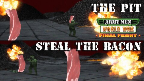 Army Men World War Final Front - The Pit - Steal the Bacon 1 (PSX) Multiplayer