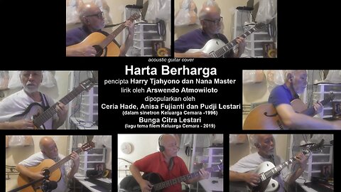 "Harta Berharga" acoustic guitar instrumental cover