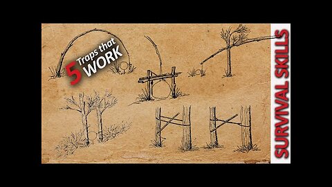 How To Build 5 Traps & Snares That WORK - Wilderness Survival