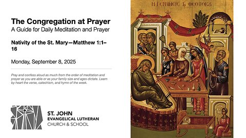 Nativity of the St. Mary—Matthew 1:1–16