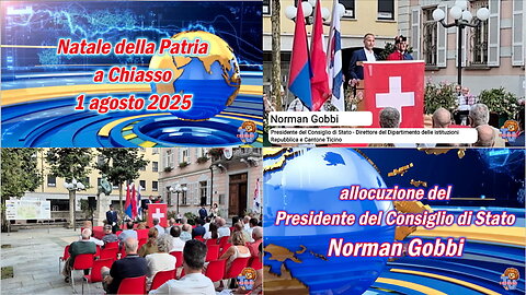 1 agosto 2025 - Celebrazione a Chiasso con Norman Gobbi