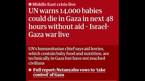 UK France Canada threatens Israel with sanctions UNRWAchief says only bombs enter Gaza aide blockade