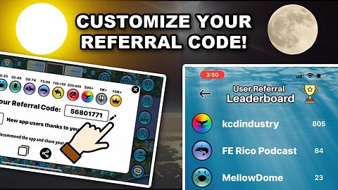 [Dec 7, 2022] FE Clock app - Custom Referral Code.