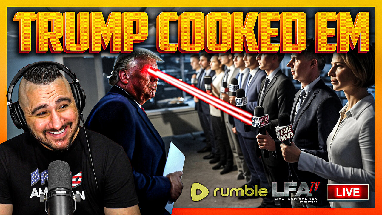 TRUMP COOKS THE FAKE NEWS | BASED AMERICA 5.2.25 5PM