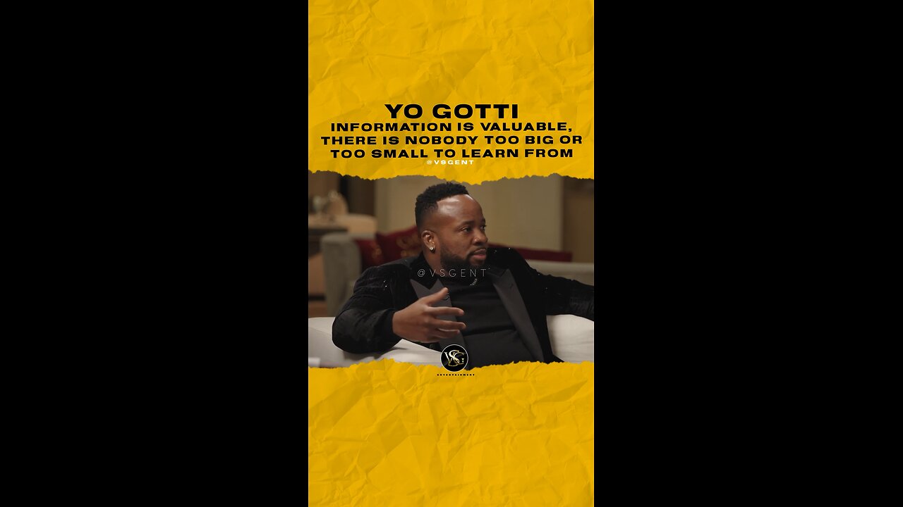 @yogotti Information is valuable, there is nobody too big or too small to learn from