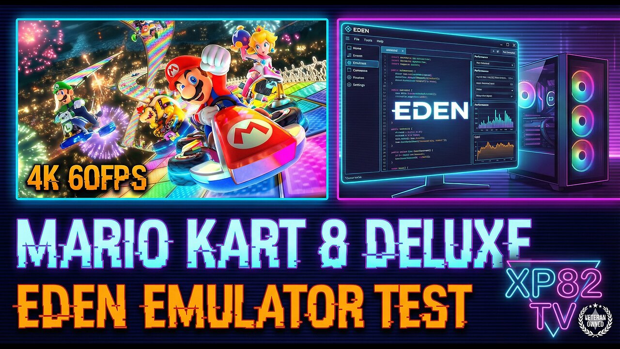 Mario Kart 8 Deluxe on "Eden" Switch Emulator | Performance & Gameplay Test 🏎️💨