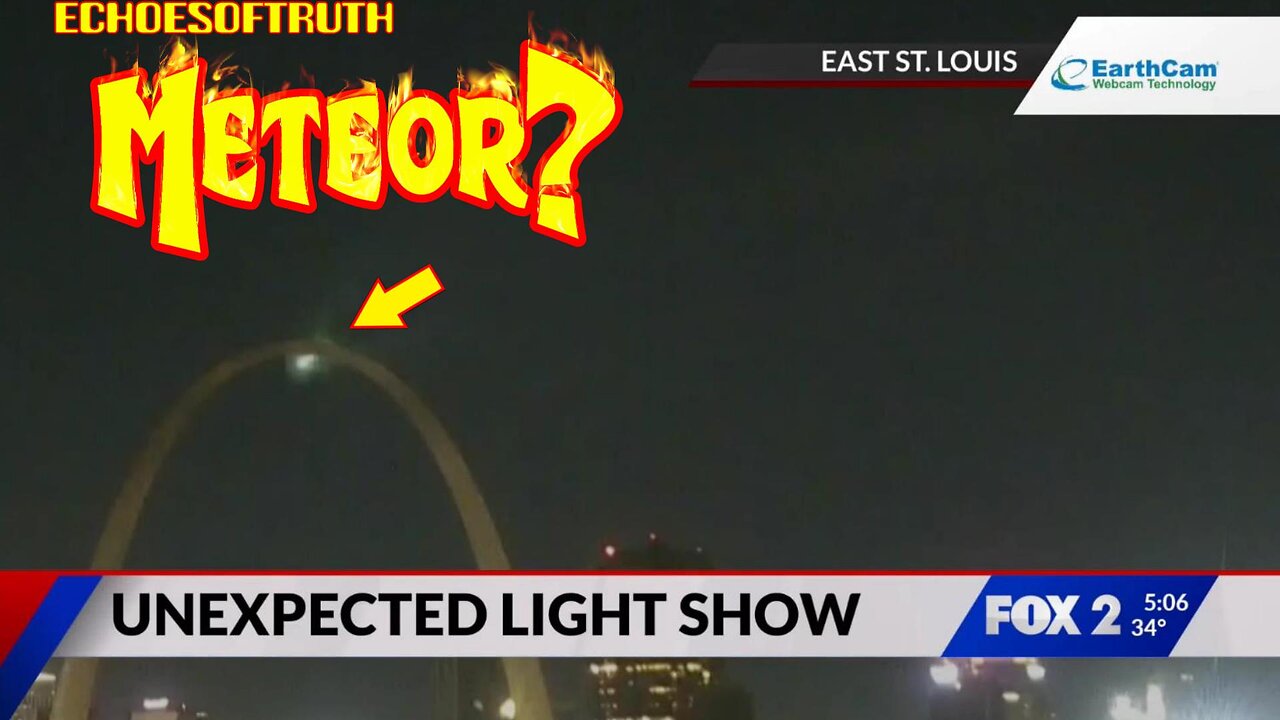 Mysterious Meteor Zips 'Through' St Louis Gateway Arch!