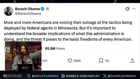 Obama, Biden Jump Into Minnesota Firestorm To Lecture Americans - Hayley