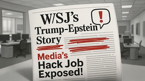 WSJ's Trump-Epstein Story: Media's Hack Job Exposed!