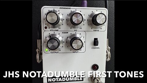 GUITAR DAY! - FIRST TONES FROM JHS “NOTADUMBLE”