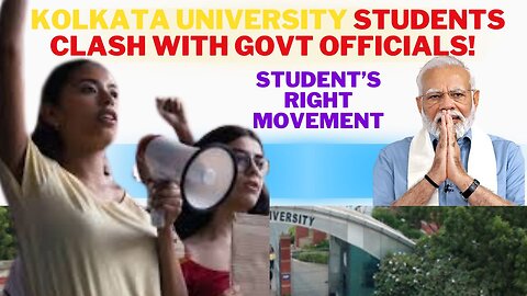 🔥 Kolkata University Students CLASH with Govt Officials! Massive Strike & Protests Erupt! 🇮🇳