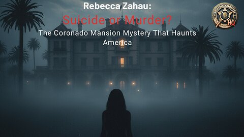 🕵️‍♀️ Rebecca Zahau: Suicide or Murder? The Coronado Mansion Mystery That Haunts America 🇺🇸