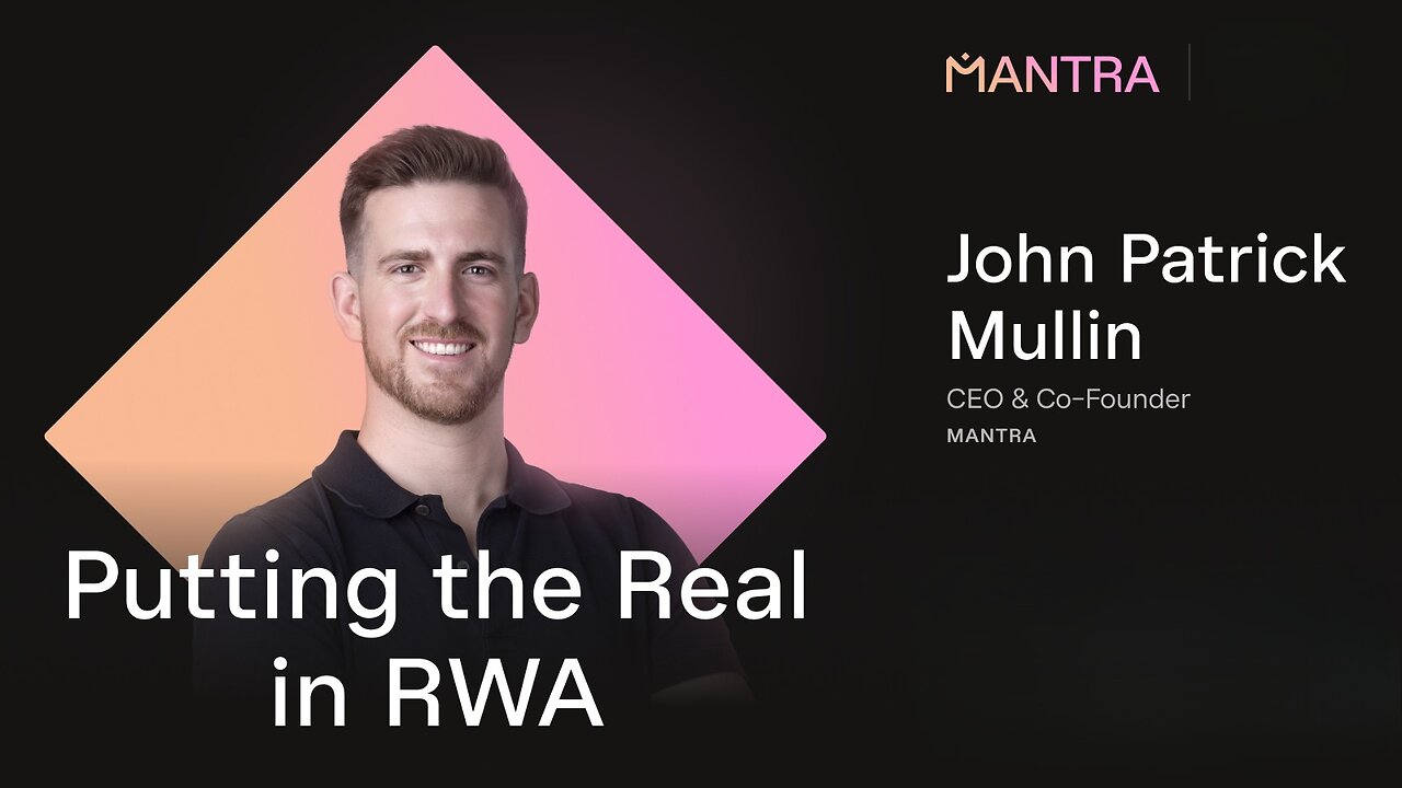 Trillions in Real World Assets on the way to Crypto Market ! Mantra CEO